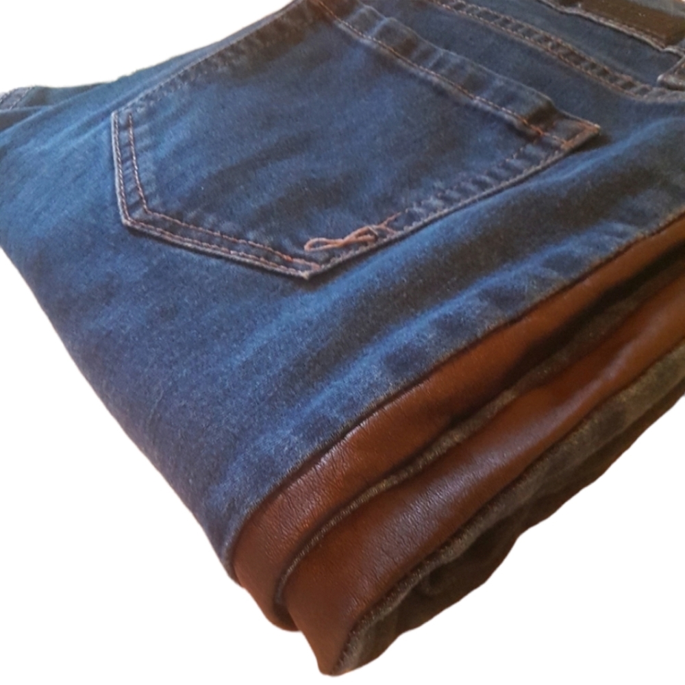 👖 Leather Jones NY Jeans